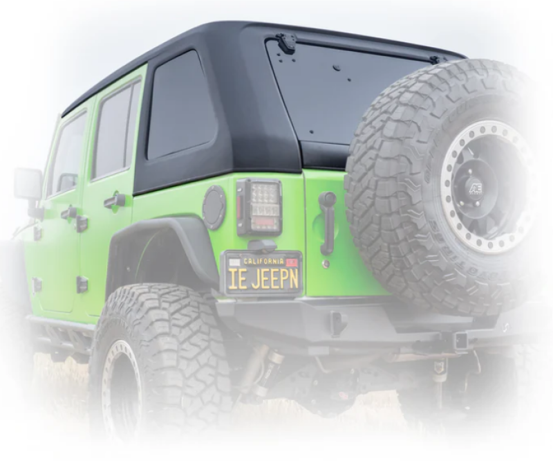 Jeep JK Hardtop - TURN Offroad - Fastback 1 Piece - `07-`18 Jeep JK Hardtop - TURN Offroad - Fastback 1 Piece - `07-`18